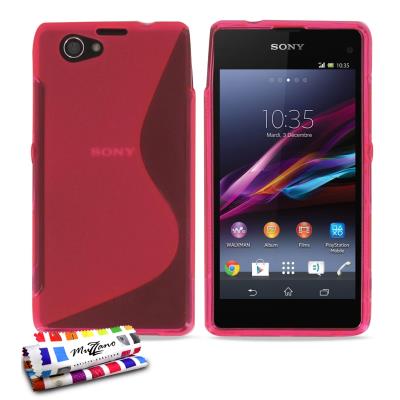 Coque Souple Ultra-Slim Le S Premium Rose pour SONY XPERIA Z1 COMPACT