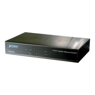 PLANET GSD-503 - switch - 5 poorten - desktop
