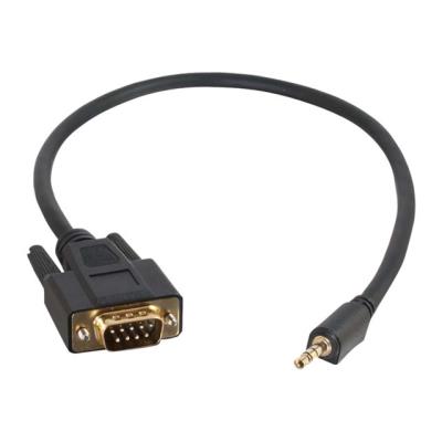 C2G Velocity DB9 Male to 3.5mm Male Adapter Cable - seriële kabel - 50 cm
