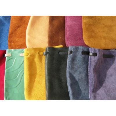 Sac en cuir pour ranger les billes - Sac de bille en cuir - Bourse de rangeme...