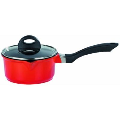 gsw gourmet 469159 casserole à induction avec couvercle en verre teinte orange 16 cm 1,3 l