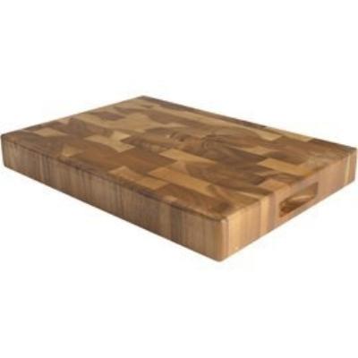 t&g grande planche à découper rectangulaire toscane en bois d'acacia avec poignées