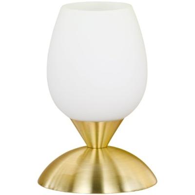 touch me lampe cup moderne laiton/blanc mat