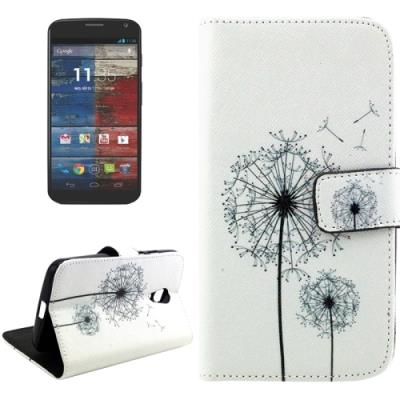 Motorola Moto G2 Coque Housse Cuir PU Pissenlit