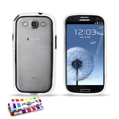 Bumper ORIGINAL Blanc , Hybrid,  de MUZZANO pour SAMSUNG GALAXY S3