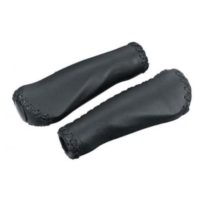 Humpert poignée ergo tec cuir long long 26 noir - noir