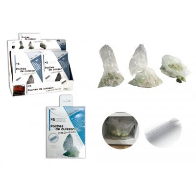 Lot de 5 sachets de cuisson thermorésistantes