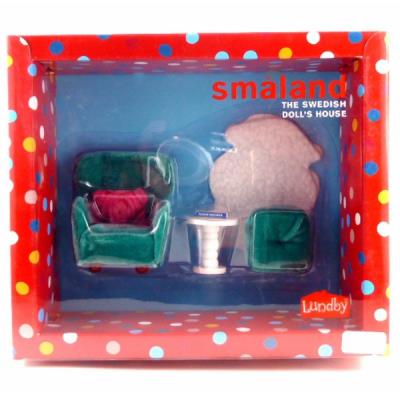 LUNDBY - Lundby - Ensemble Fauteuils + Pouf