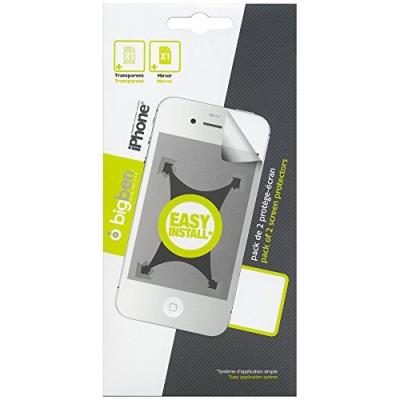 Bigben pecranmiroirip6 pack de 2 films de protection décran pour iphone 6 transparent