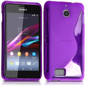 Étui S-Line couleur Violet pour Sony Xperia E1 - 1