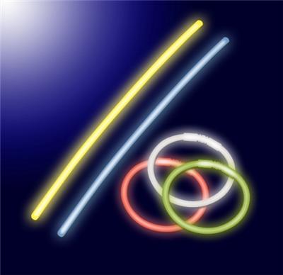 Batons Sticks Lumineux Fluorescents - Tube de 10 sticks