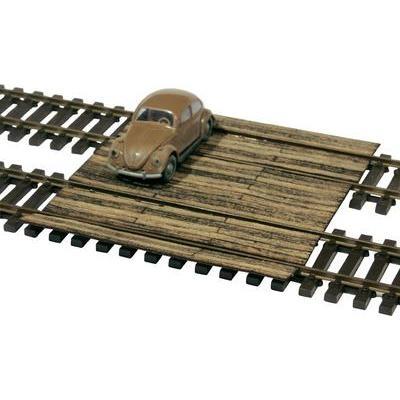 Passage à niveau en bois mbz h0 84213 60 x 53 x 0,6 mm