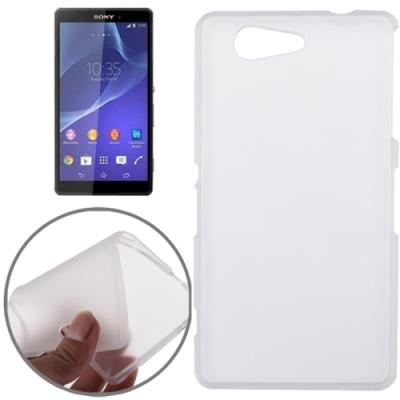 Silicone TPU Coque Housse Sony Xperia Z3 Compact D5803 / D5833(Blanc)