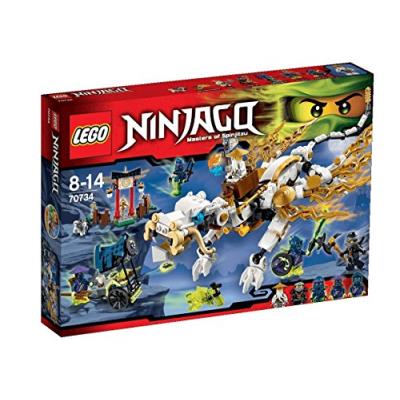 Lego Ninjago - Playthèmes - 70734 - Jeu De Construction - Le Dragon De Maître Wu