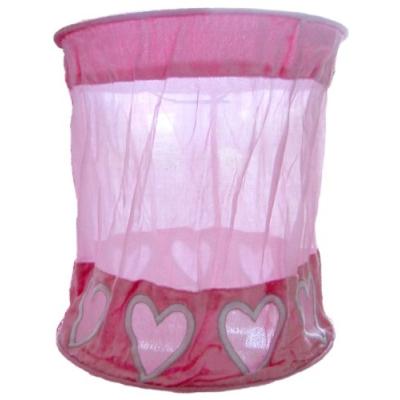 taftan - suspension en tissu coeur rose - rose