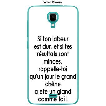 Coque Wiko Bloom Design Citation Si Ton Labeur Texte Noir Fond Blanc Etui Pour Telephone Mobile Achat Prix Fnac