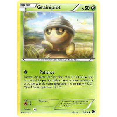 Acheter Carte Pokemon - XY11- Offensive vapeur - Grainipiot - PV 50 - 9/114 - Commune - VF État correct - 16,00 € Carte Pokemon - XY11- Offensive vapeur - Grainipiot - PV 50 - 9/114 - Commune - VF État correct - Asmodee reconditionné disponible sur Fnac