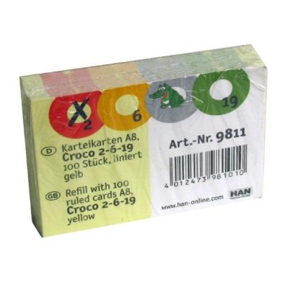 Han- fiches bristol & intercalaires - fiches bristol, han 9811
