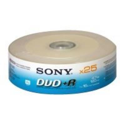 Sony DPR120 - DVD+R x 25 - 4.7 GB - opslagmedia