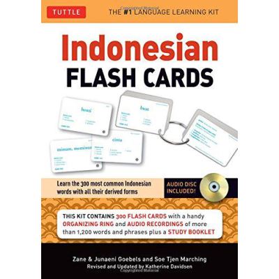 Indonesia Flash Cards (Tuttle Flash Cards) - [Version Originale]