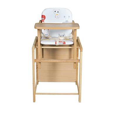 Schardt chaise haute extra, huilée naturellement, réducteur de taille monster compris naturel