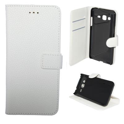Etui Housse Portefeuille Pour Samsung Galaxy J7 2016 - Blanc