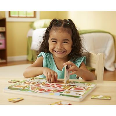 Melissa and doug hide and seek farm on sale