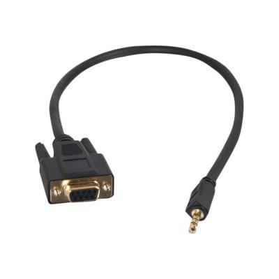 C2G Velocity DB9 Female to 3.5mm Male Adapter Cable - seriële kabel - 50 cm