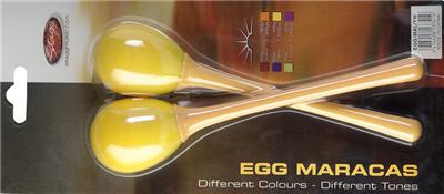STAGG 2PC EGG MARACAS L/45g/JAUNE