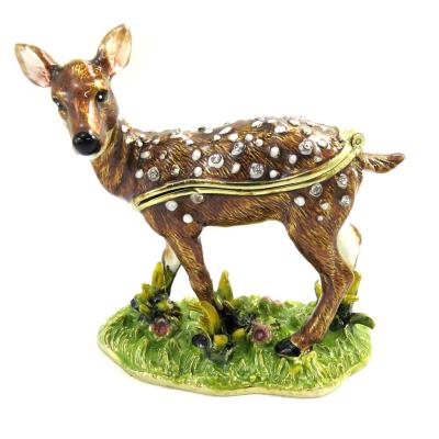 Coffret à Bijoux 'Faon' marron