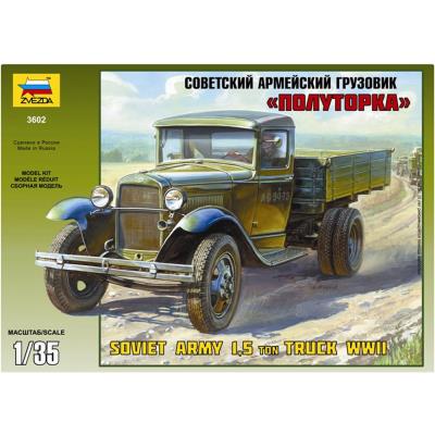 Maquette véhicule militaire : Camion Gaz-AA WWII Zvezda