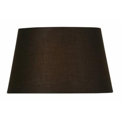 OAKS LIGHTING ABAT-JOUR TAMBOUR EN COTON CHOCOLAT 30 CM