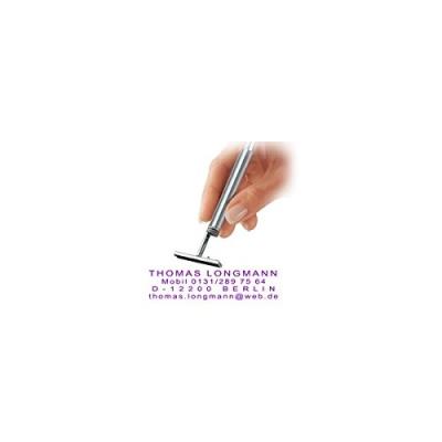 Schmorrde - heri stylo-tampon a bille 6221, argent noir 6221mg3 e6