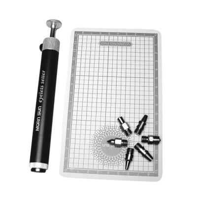 Pose oeillet - 3 poinçons (Ø2 / 3 / 5mm)