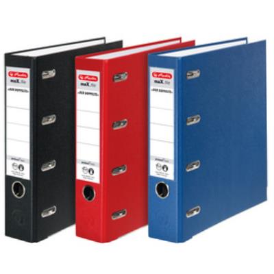 herlitz Double classeur maX.file en PP, larg. dos: 70mm,bleu