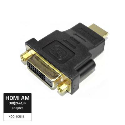 Qoltec adaptateur hdmi mâle dvi (24 + 1) femme 50515