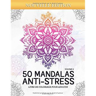 Mandalas 50 coloriages anti-stress - - (EAN13 : 9782017077695)