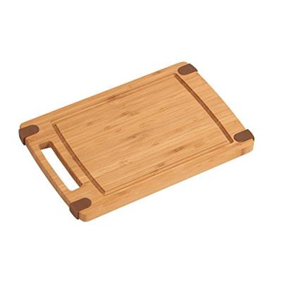Kesper 2051604 planche à découper avec finition antidérapant en bambou 30 x 20 x 1 cm