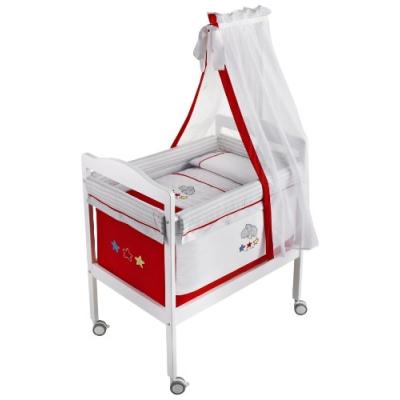 NAF-NAF - 31213 - MINI-BERCEAU CARRÉ + TEXTILE ET CIEL DE LIT HIPO