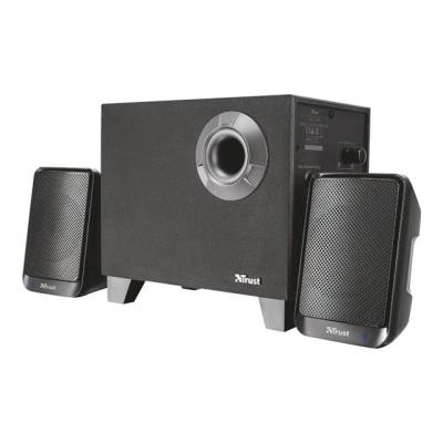 Trust Evon Wireless 2.1 Speaker Set - Luidsprekersysteem - voor PC - 2.1-kanaal - draadloos - Bluetooth - 15 Watt (Totaal)