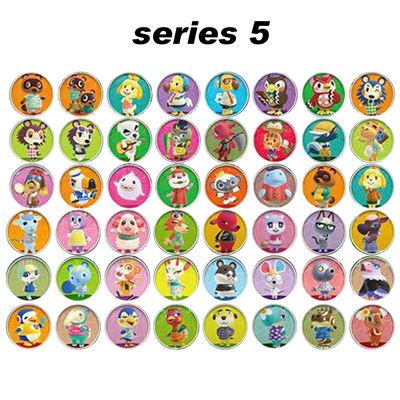 [Séries 5] Amiibo Ronde Carte pour Animal Crossing HAOBUY pour Nintendo Switch - 48PCS 401/448