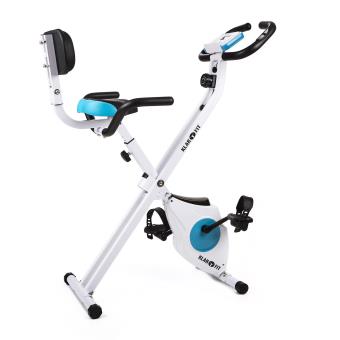 140 Sur Klarfit Azura Velo D Appartement Pliable Avec Dossier Et Accoudoir Pulsometre Velos De Cardio Training Achat Prix Fnac