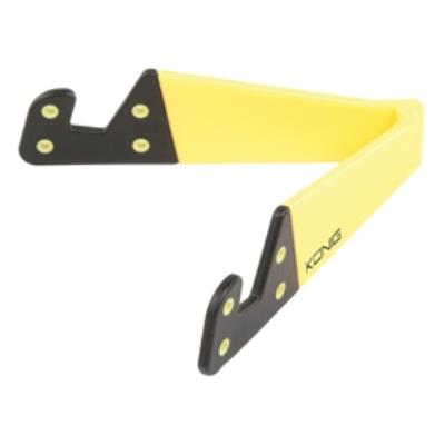 Support universel pliable pour tablette jaune könig cststndf100ye
