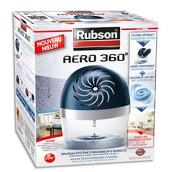 Rubson AERO 360° Recharges en tabs neutres pour absorbeur d'humidité (6 x  450 g) & Sensation Energy, 2 Recharges universelles de 300 gr pour  absorbeur