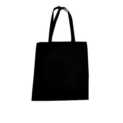 Sac cabas en coton coloris Noir