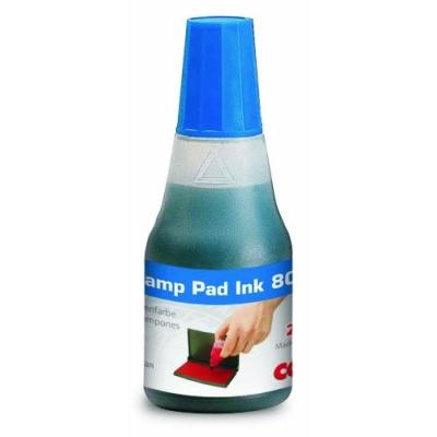 Colop 801 stamp pad ink high quality water based 25 ml blue ref 55002320 819773
