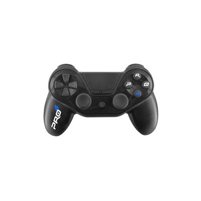 manette sans fil pour playstation 4 et playstation 3 - pro4 black wireless controller pour ps3 - ps4 - ps4 slim - ps4 pro - noire