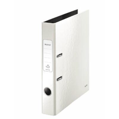 Classeur à levier wow180° a4 dos 50 mm blanc métallique leitz 10060001