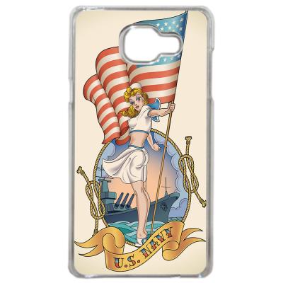 Etui Housse Coque Originale Pin-Up Usa Samsung Galaxy A3 2016