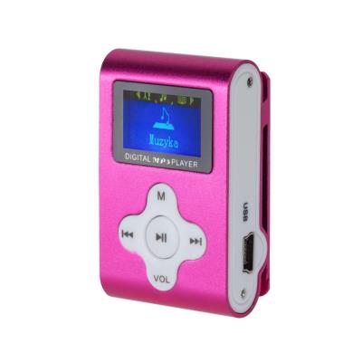 Mp3 radio lecteur   enregistreur   fm avec écran lcd rose lechpol kom0744